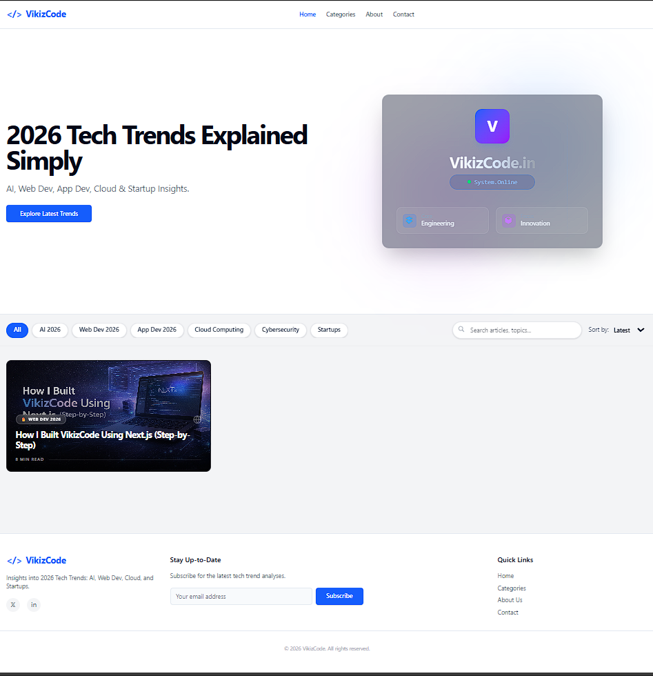 Simple beginner web project screenshot